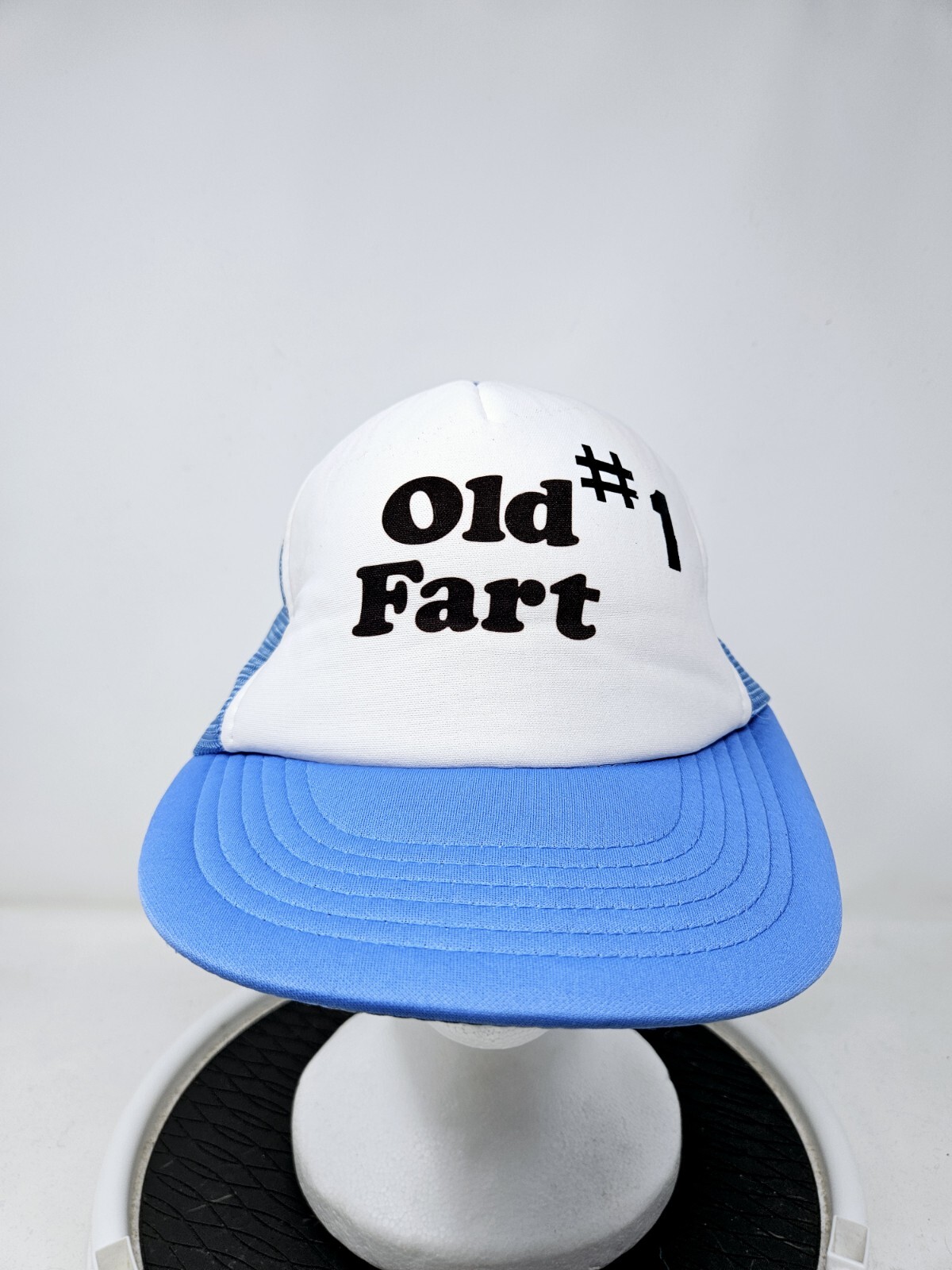 VINTAGE Old Fart 80s Mesh Trucker Hat Funny FAST SHIPPING