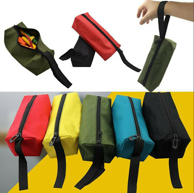 Zipper Tool Bag Pouch Organize Storage Small Parts Hand Tool Plumber Electrician