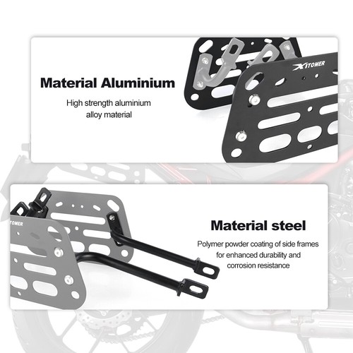 Motorcycle Pannier Racks Side Carrier Fit For Honda CB 750 Hornet 2023-2025 - Foto 5 di 12