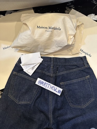 MAISON MARGIELA BNWT INDIGO Straight-leg jeans - Picture 4 of 13