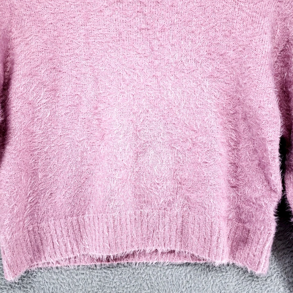 Pullover Carter's Niños Niñas Talla L 10/12 Cuadrado Recortado Difuso Rosa $42 Nuevo con Etiquetas Foto 4 de 4
