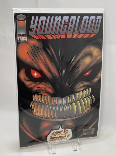 Youngblood #5 Vol 1 July 1993 Let’s Rock! First Printing Image Comics Comic Book - Picture 2 of 11