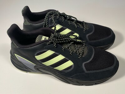 Adidas 90s Valasion Black Neon Sneakers Men Size 12