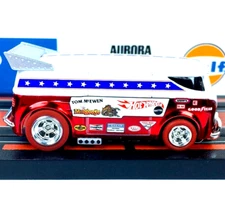 Ho Slot Cars, Rare Exclusive Red Chrome Plated VW Bus, All Nice, New Condition.