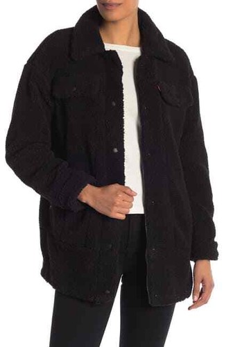 Levis Teddy Faux Shearling Trucker 