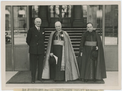 Le President De La République Albert Lebrun Erhält Orden Supreme Du Christ