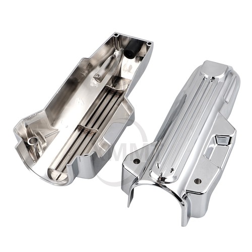 Upper Fork Slider Accents Lower Fork Covers For Harley Touring Street Glide FLHX - Picture 9 of 12