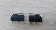 2Pcs New For ZING EAR G905 Waterproof Micro Switch Straight Shank Type