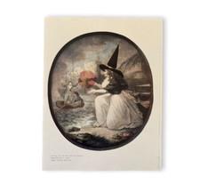 Unframed Print 1906 Mutual Joy Harbor Witch Mixed Media 1788