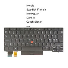 Laptop Keyboard For Lenovo ThinkPad X13 Gen 1, L13 Gen 2, L13 Yoga Gen 2 Backlit
