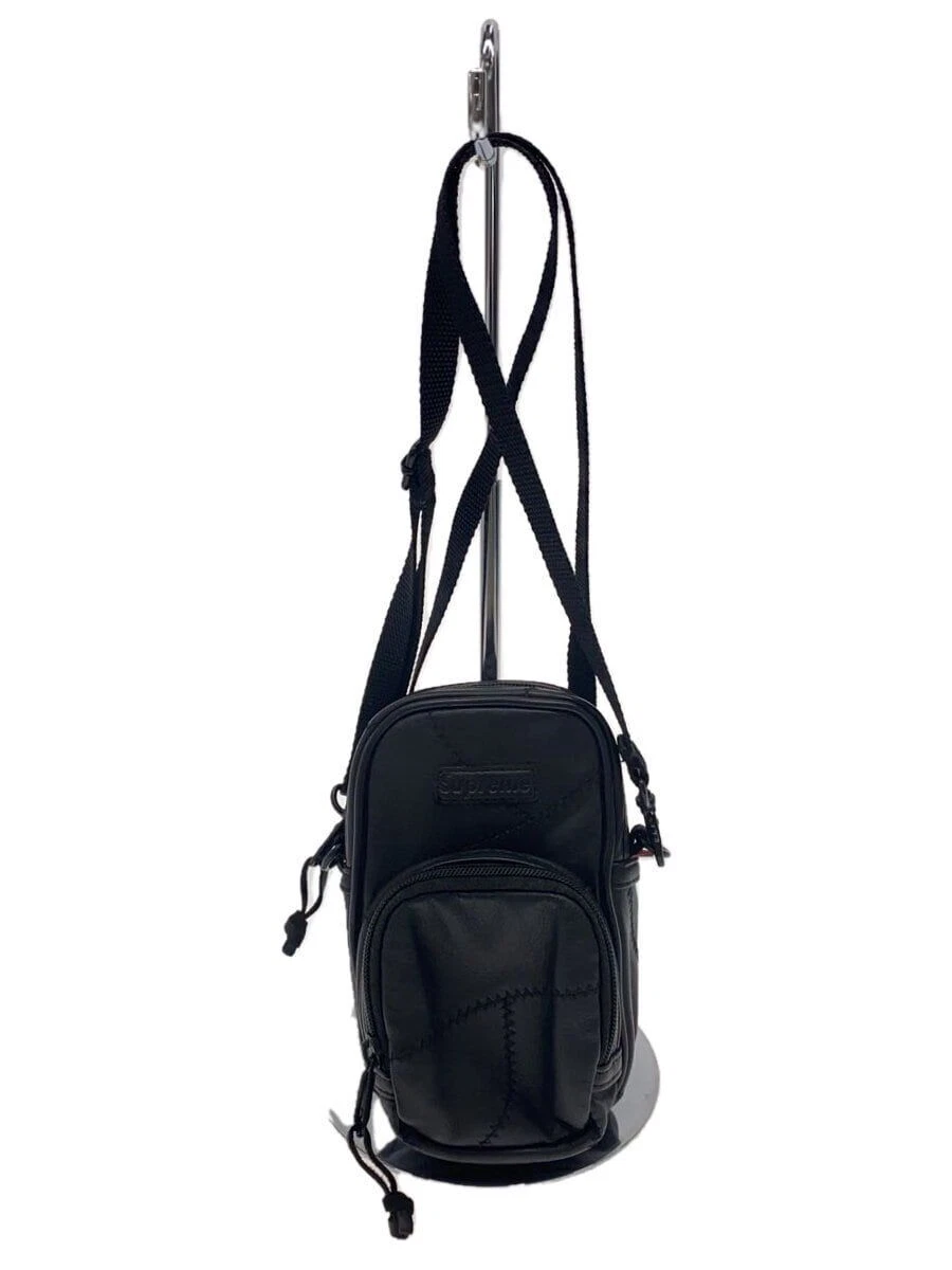 Sac bandoulière Supreme cuir noir occasion