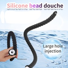 Shower Enema System Vaginal Anal Cleaner Tube Wash Colon Douche Nozzle S/M/L