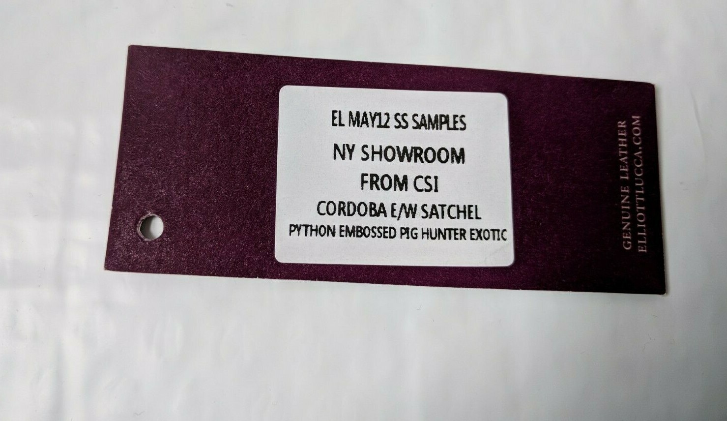 Elliott Lucca Python Embossed Leather Handbag/Sho… - image 7