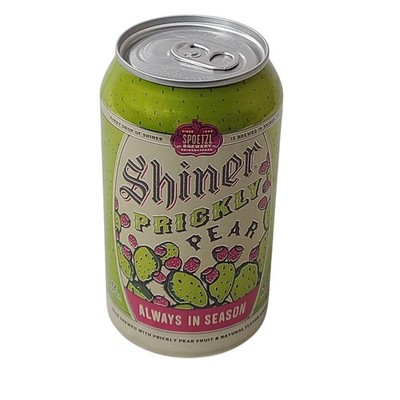 Shiner Prickly Pear Ale Empty Beer Can Bottom Opened Spoetzl Texas