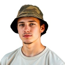 i-Smalls Men's Camo Print Bucket Hat: Stylish Outdoor Headwear