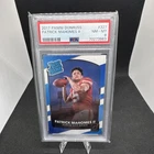 Panini Donruss 2017 Rated Rookie Patrick Mahomes II #327 PSA 8
