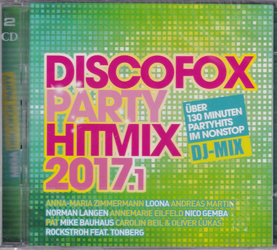 Party Discofox 2x CD Hitmix 2017.1 DJ-Mix Partyhits Schlager NEU OVP Fete #K2563