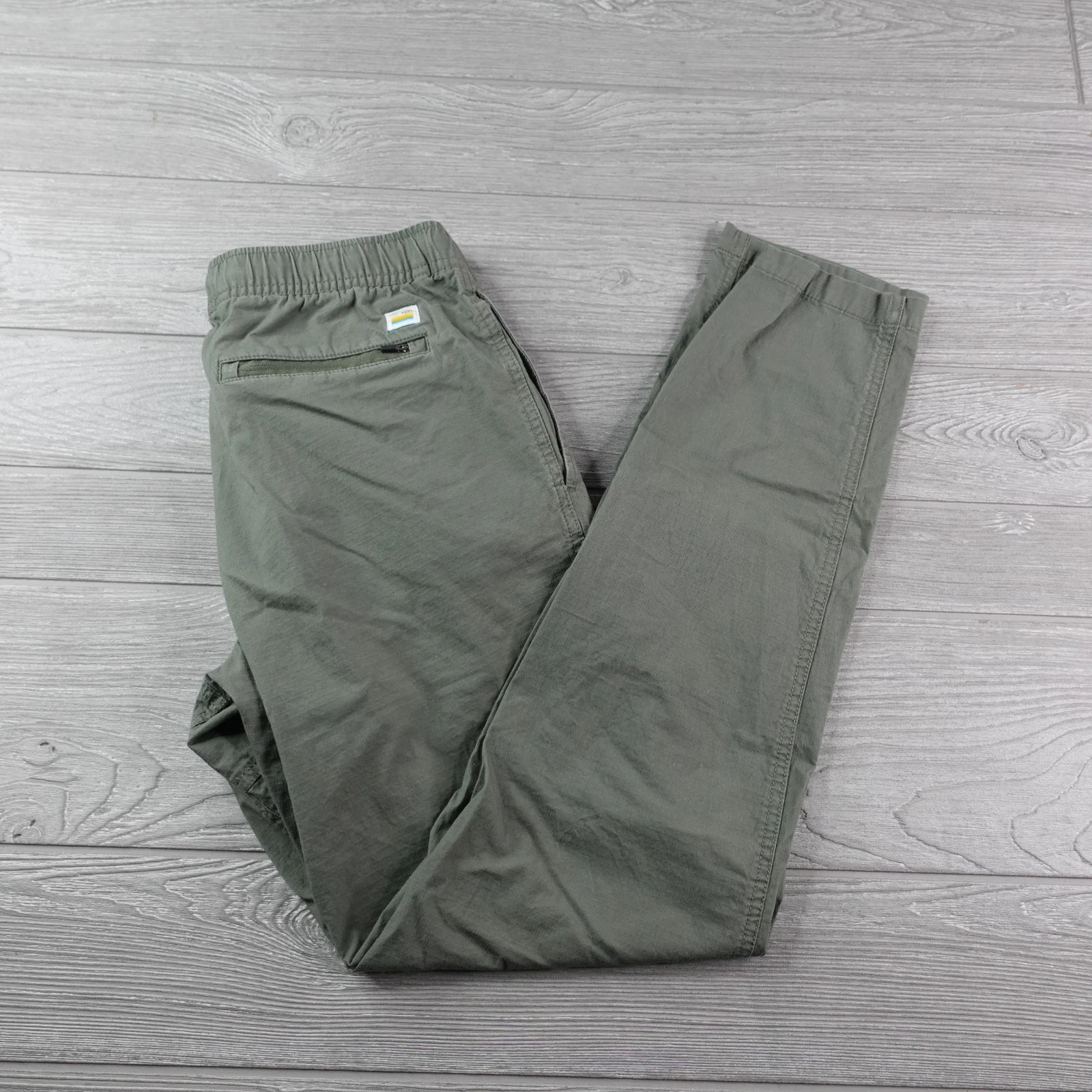 Vuori Ripstop Climber Pants Men's Size Small Olive Green Hiking Stretch