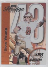 2000 Playoff Prestige Inside the Numbers Steve Young #IN43 HOF 8w9