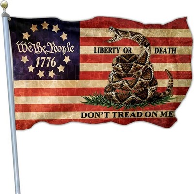 NASIAN Dont Tread on Me Flag We The People 1776 Flag 4th of July Patriotic Am...