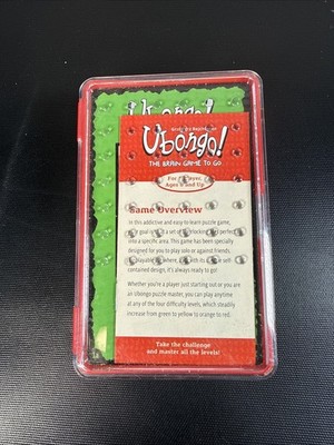 Ubongo The Brain Game To Go Travel Edition Puzzle Game 1 Player Ages 8+ Complete