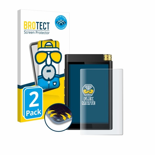 Brotect AirGlass Pellicola Vetro Opaca Per Surfans F20 (3 Pezzi) – Anti-riflesso, Durezza 9H, Made In Germany - 3