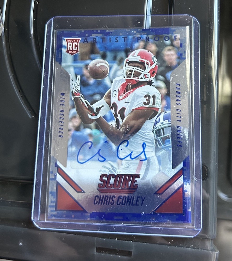 Chris Conley Panini Score #425 Autograph