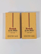 Vintage Kodak 35mm Slide Masks for 2"x2" Glass Slides , 2 Boxes of 50 Vtg