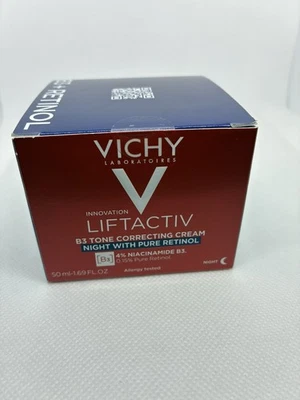 Vichy Liftactiv B3 Tone Correcting Night Cream With Pure Retinol 50ml new