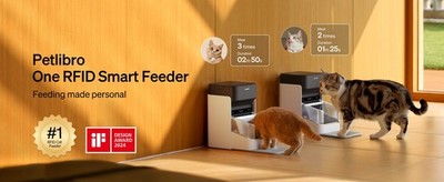 PETLIBRO One RFID 3L Smart Automatic Pet Feeder w Collar Tag Mat Mist Colar
