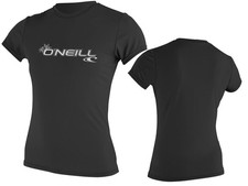 O'Neill Damen Basic Rash Tee Skins S/S O'Neill Basic Skins S/S Rash Tee Lycra UV