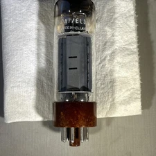Amperex 6AC7/EL34 Vacuum Tube Double “D” Getter, Test Good