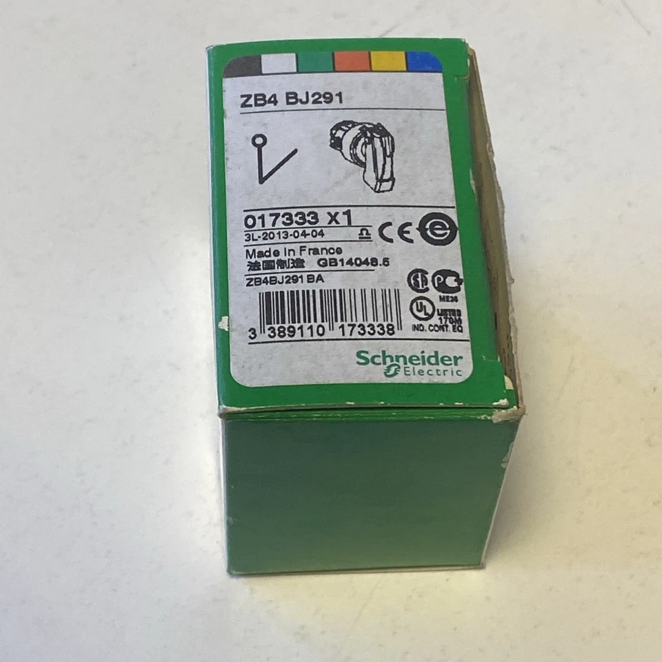 ZB4BJ291 Schalter: Dreh- Stab.Pos: 2 22mm schwarz Bel: Fehlen IP66 Pos: 2 SCHNEI - Изображение 2 из 2