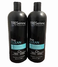 X2 TRESemme Deep Clean Shampoo Gently Cleanses Removes Impurities Green Tea 28oz