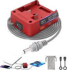 Starlink Mini 18V Battery Adapter - Compatible with Milwaukee M18 Batteries, 5Ft