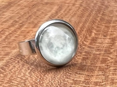 Glow In The Dark Moon White Rings