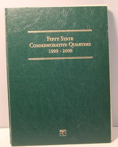 Fifty State COMMEMORATIVE QUARTER SERIES 1999-2008 Complete Set in Coin Album
