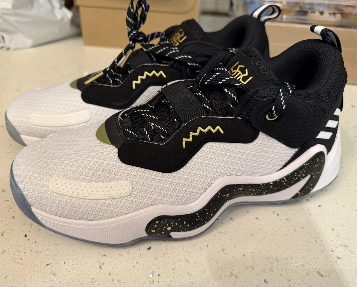 Adidas D.O.N. Issue #3 \'Gold Medal\' H67724 Basketball size 8 M / 9 W adidas D.O.N. Issue #3 White Gold Metallic for Sale  main image 2