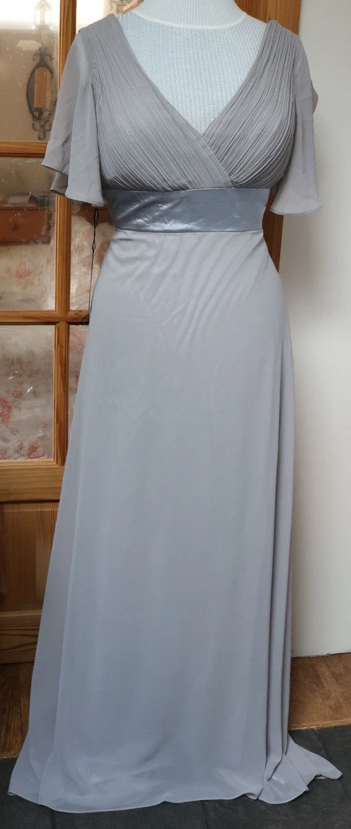 emerald green cocktail dress plus size Beige Embellished Short Sleeve Empire Waist Gown