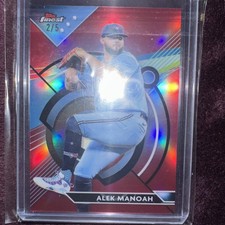 2023 Topps Finest - Extended Base Set Alek Manoah #120 Red Refractor /5