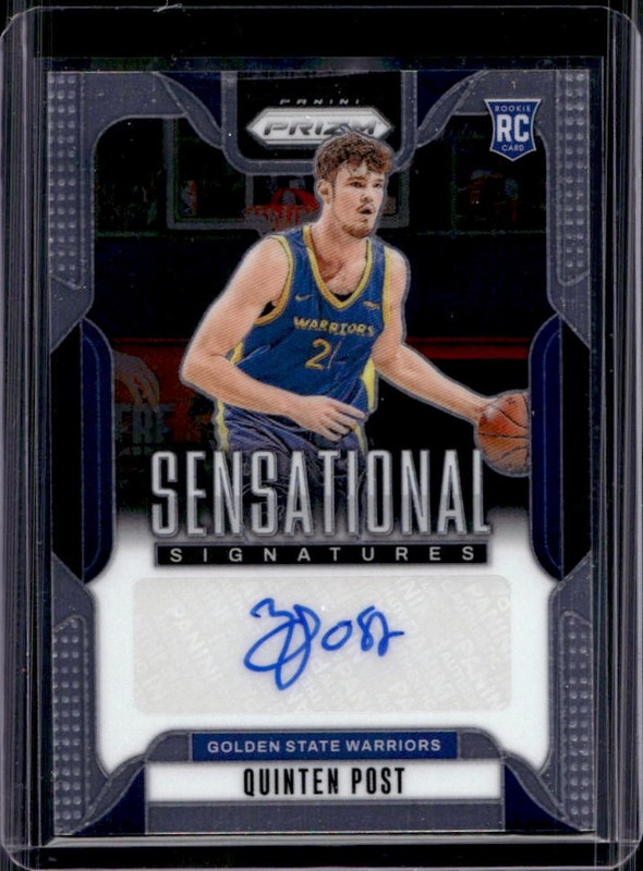 2024-25 Panini Prizm Quinten Post Sensational Signatures RC Rookie Auto #SS-QPW