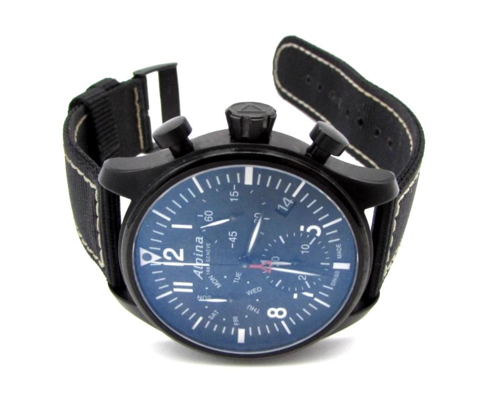 Alpina Startimer AL-371X4SP6 Quartz Chronograph 42mm Sapphire Crystal Day/Date - Image 2 of 4