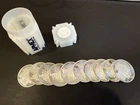 Roll of 10 - 1 Troy oz Buffalo .999 Fine Silver Round Full Roll