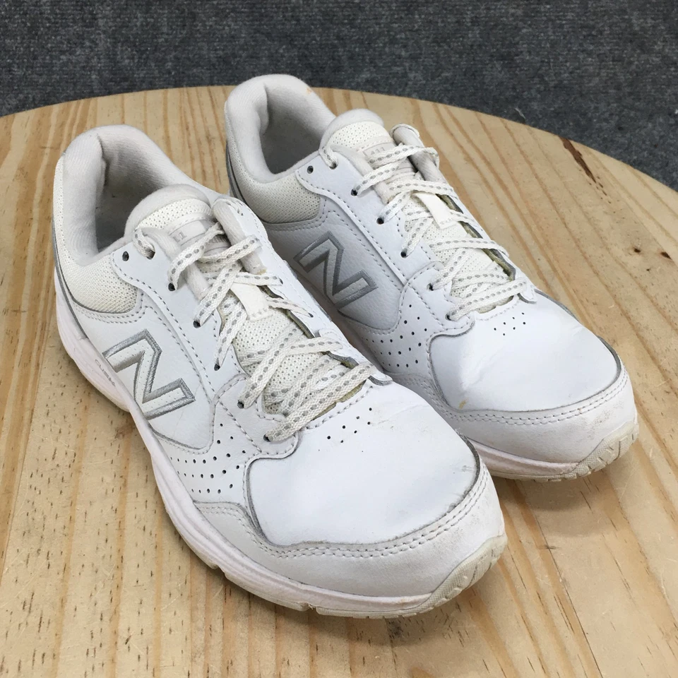 New Balance Shoes Womens 6.5 B 411v1 Walking Sneakers White Lace Up Low WA411LW1 - Image 3 of 4
