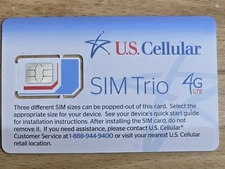 Consumer Cellular All-In-One SIM card Kit Nano/Micro/Standard