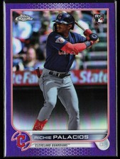 2022 Topps Chrome Update #USC169 Richie Palacios Purple Refractor (RC)