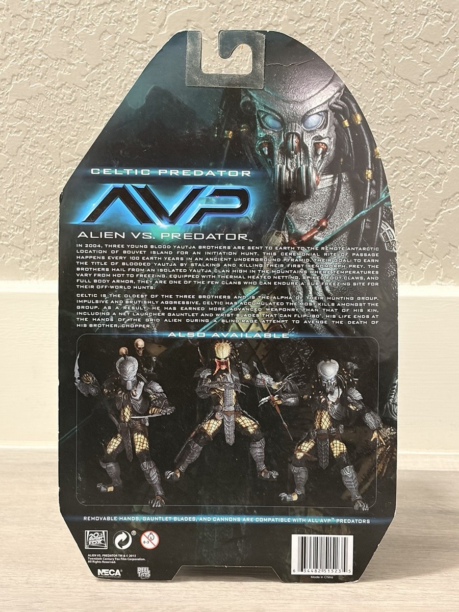NECA Alien vs Predator Series 14 Celtic Predator AVP Figure NIP