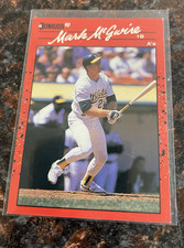 MARK McGUIRE 1989 DONRUSS BASEBALL CARD #185