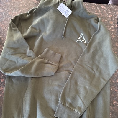 HUF Worldwide ''Set Triple Triangle'' Pullover Green Hooded Sweatshirt
