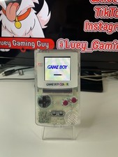 Nintendo Game Boy Color - New Clear Shell - Backlit IPS Screen Upgrade